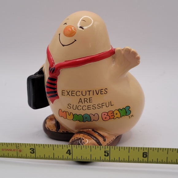 Vintage Human Bean Executives 1981 figurine Enesco - Picture 9 of 9